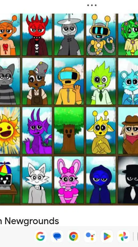 ai character: !Sprunki¡ background