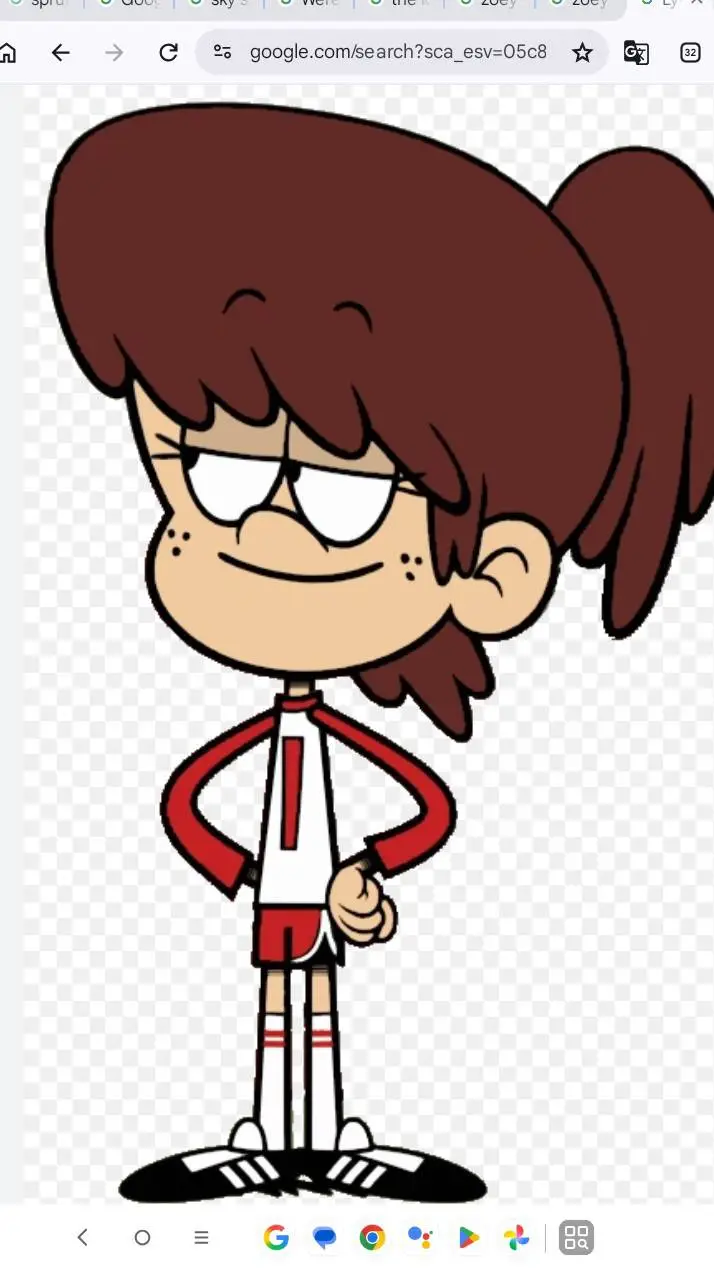 ai character: Lynn Loud house! background