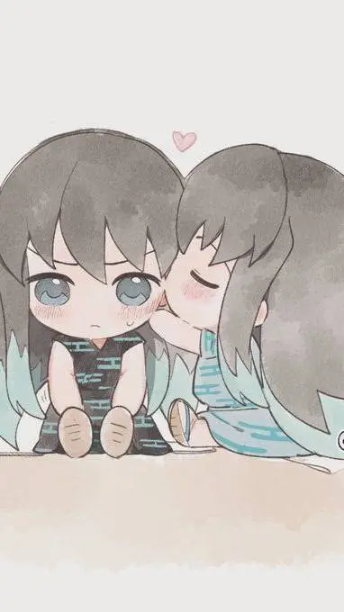 ai character: Yui y Mui 💖 background