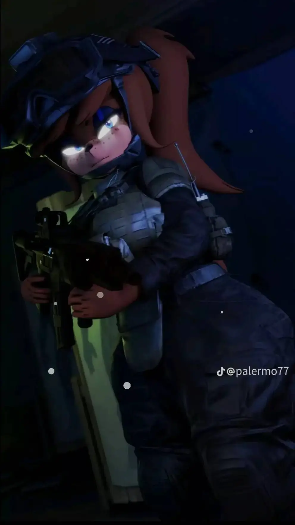 ai character: fnia militar  background