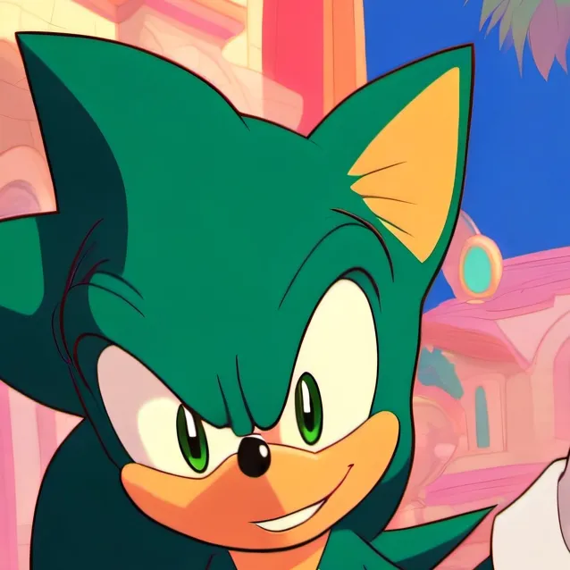 chat with ai character: sonic verde