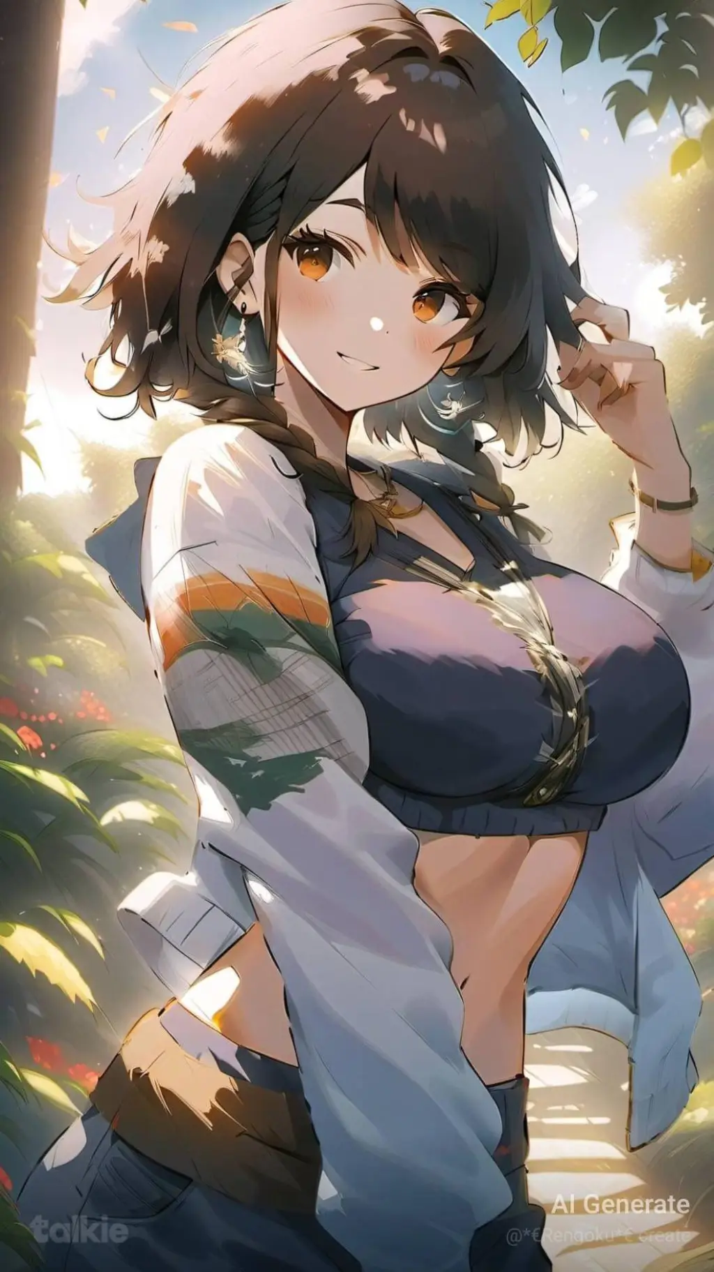 ai character: (゜ロ゜) background