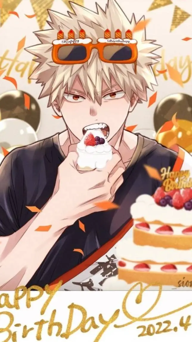 ai character: Katsuki Bakugo background