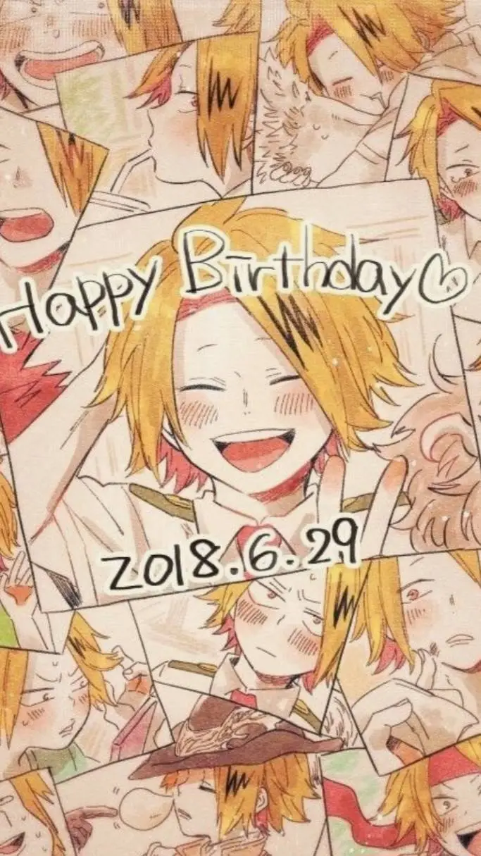 ai character: Denki Kaminari  background