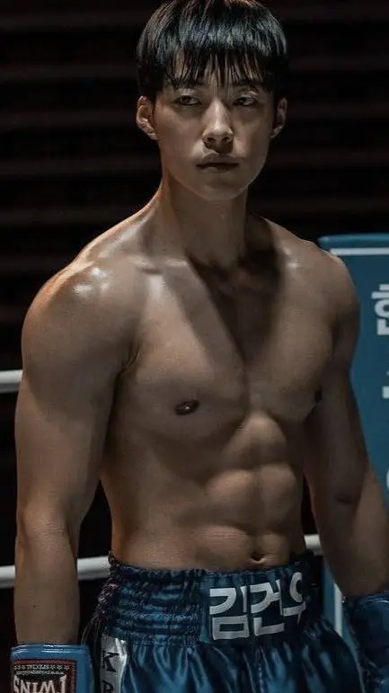 ai character: jun woo  background