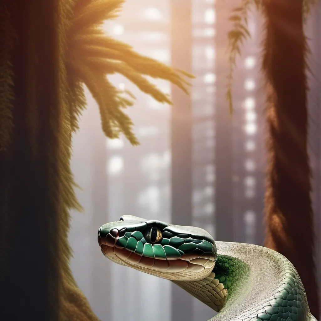 chat with ai character: giant python