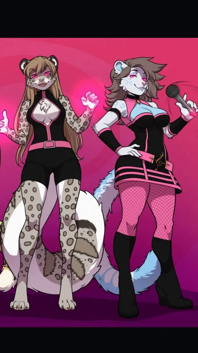 ai character: Hypno Snow Leopard background