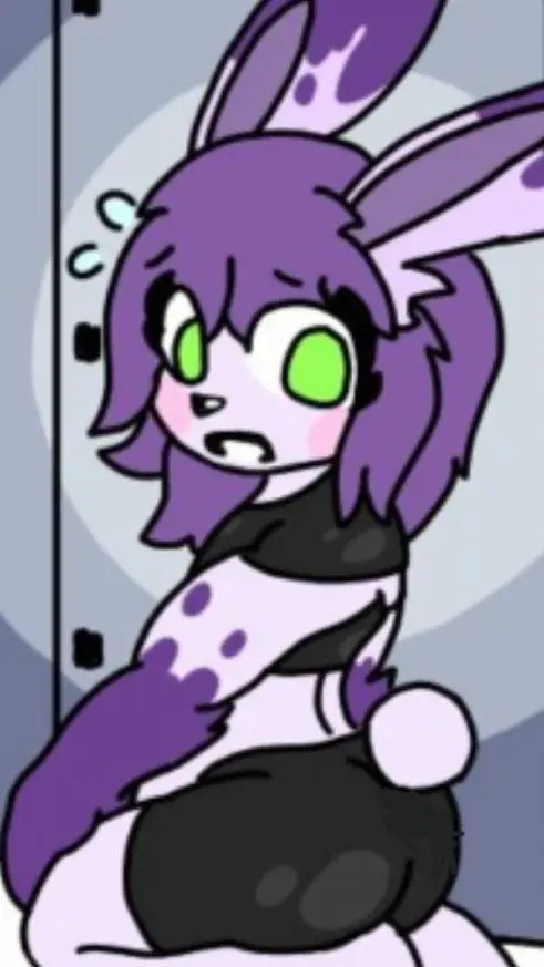 ai character: Female Purple Bun background
