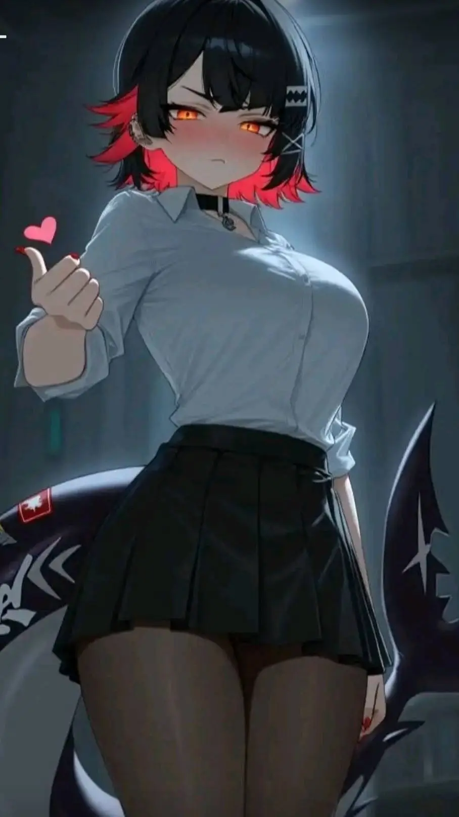 ai character: Ellen joe🦈💞 background