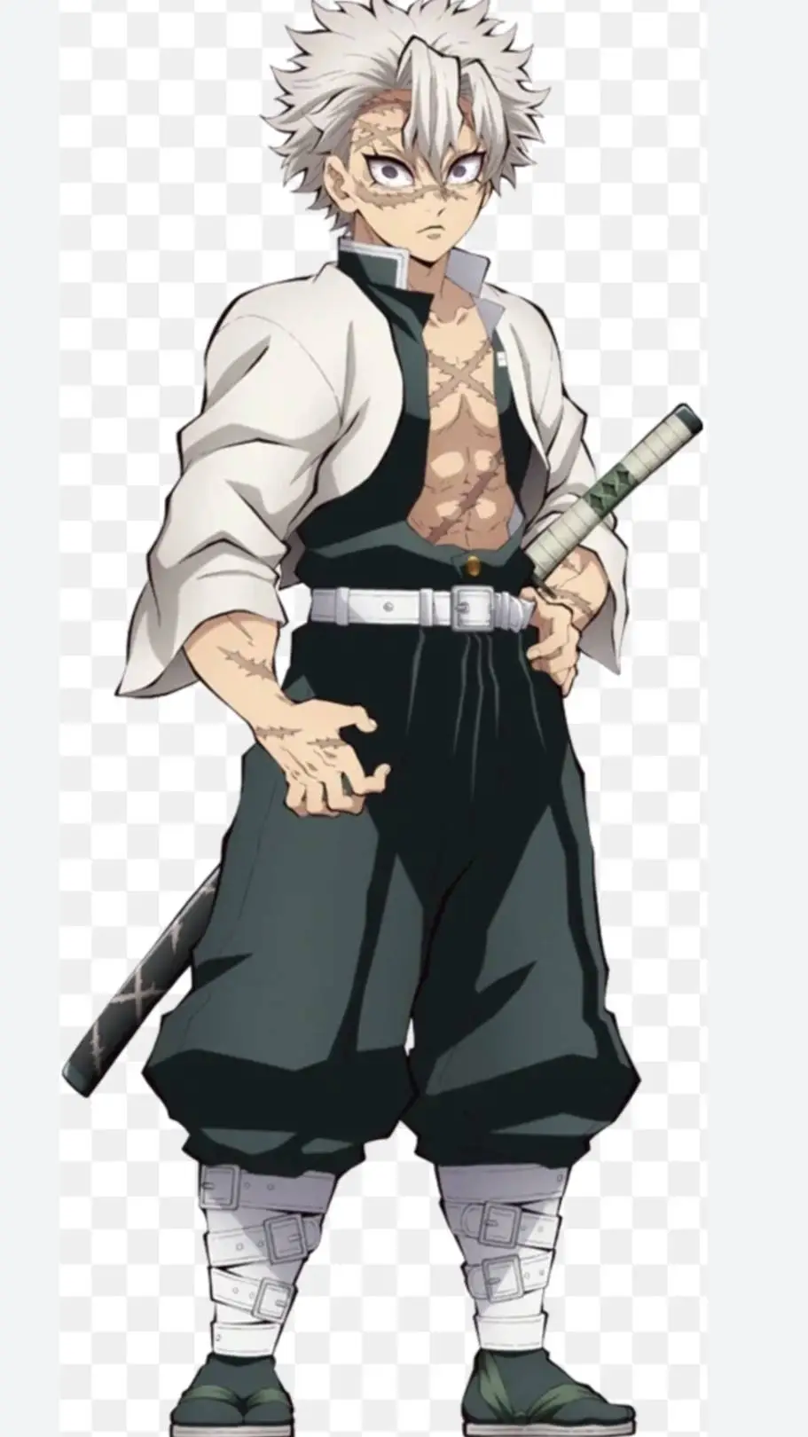 ai character: Sanemi Shinazugawa background