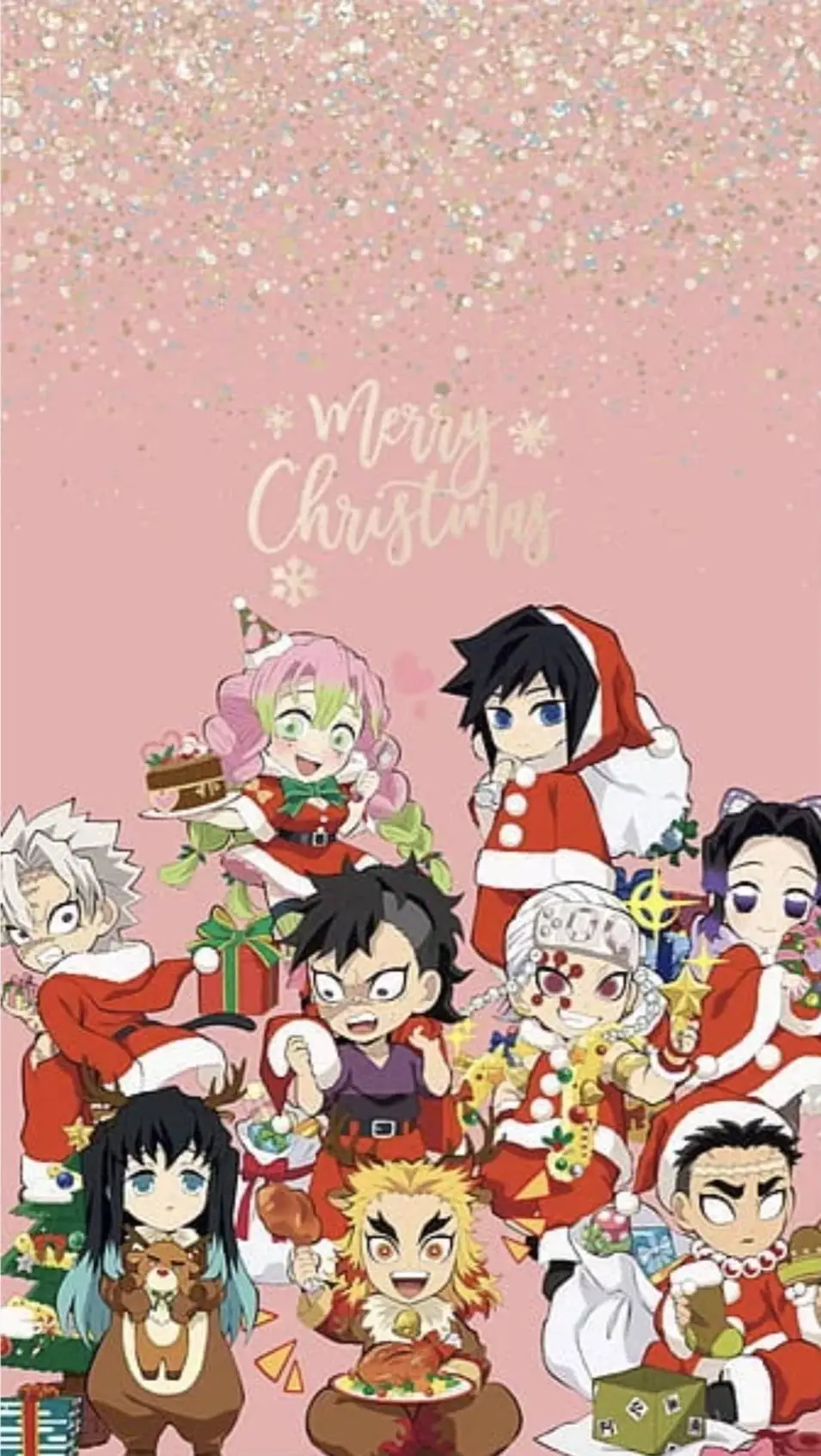 ai character: Christmas!! background