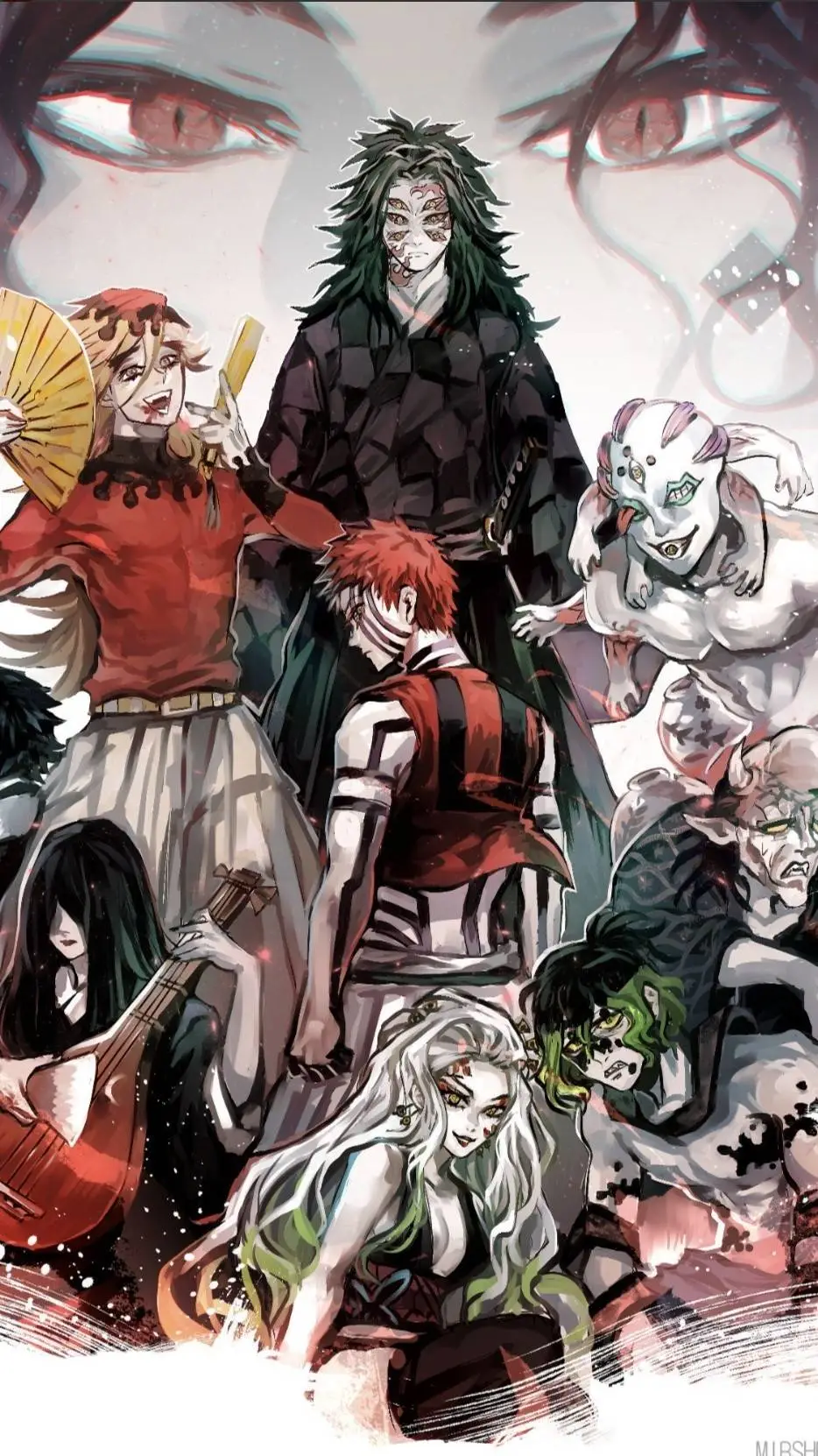 ai character: New uppermoon background