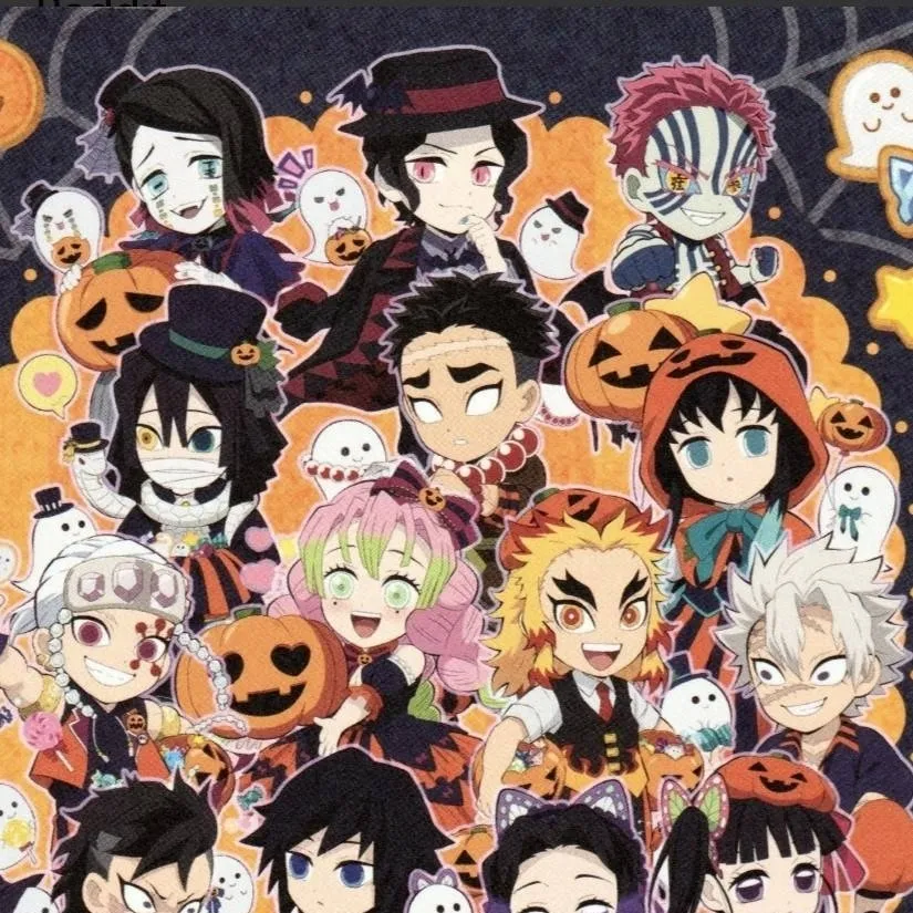 chat with ai character: Kny halloween!