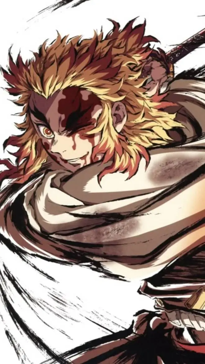 ai character: Kyojuro Rengoku background