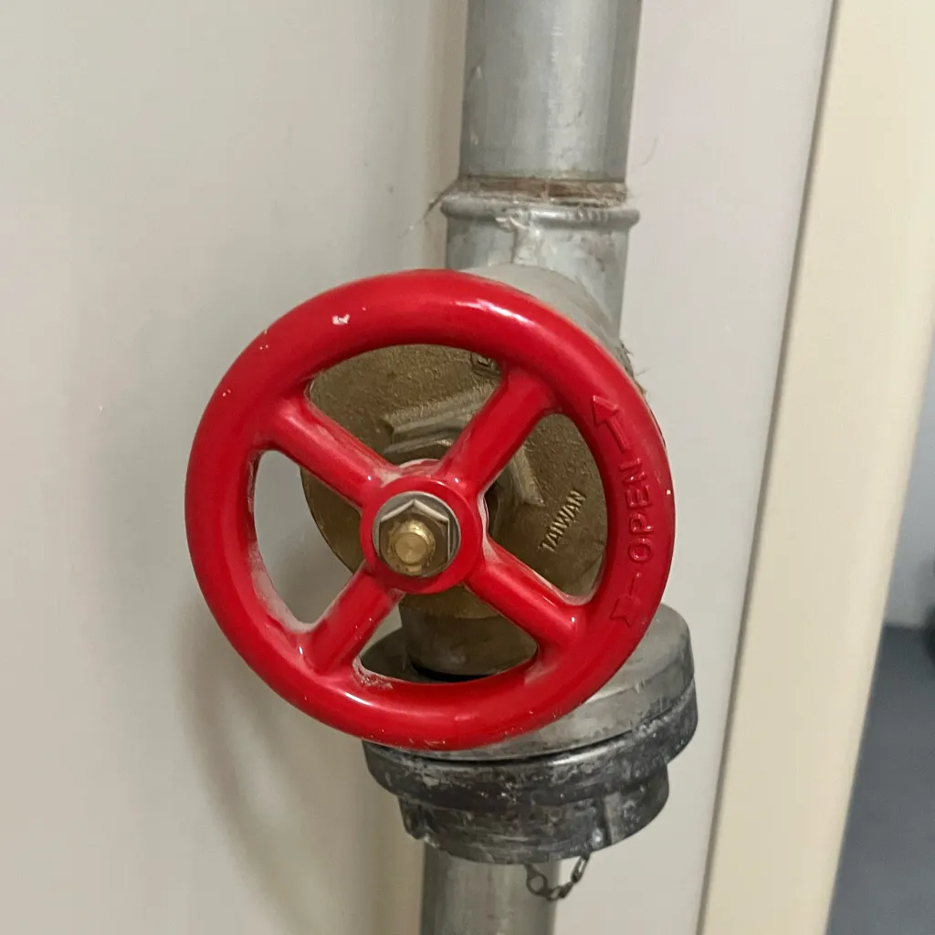 chat with ai character: Fire hose Valve 