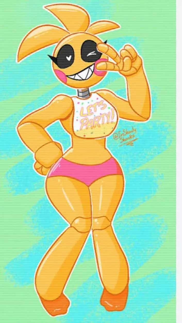 ai character: Toy chica  background