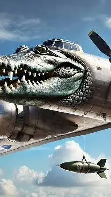 ai character: Bombardito Croc. background