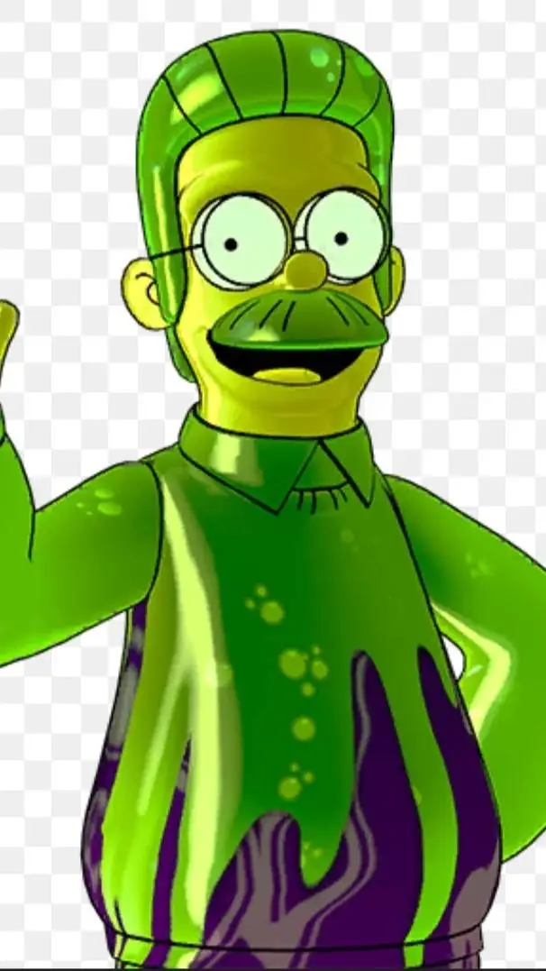 ai character: Ned Flanders Slime background
