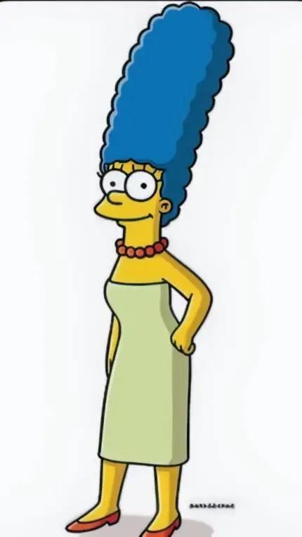 ai character: Marge Simpson background
