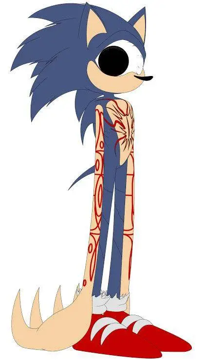 ai character: SONIC.EYX background