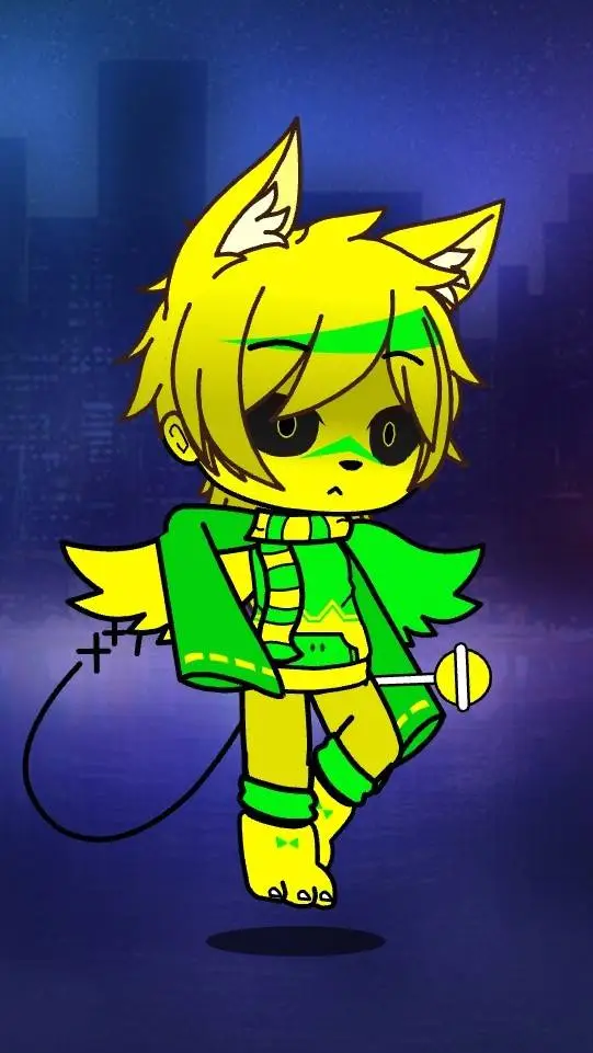 ai character: Lemon background