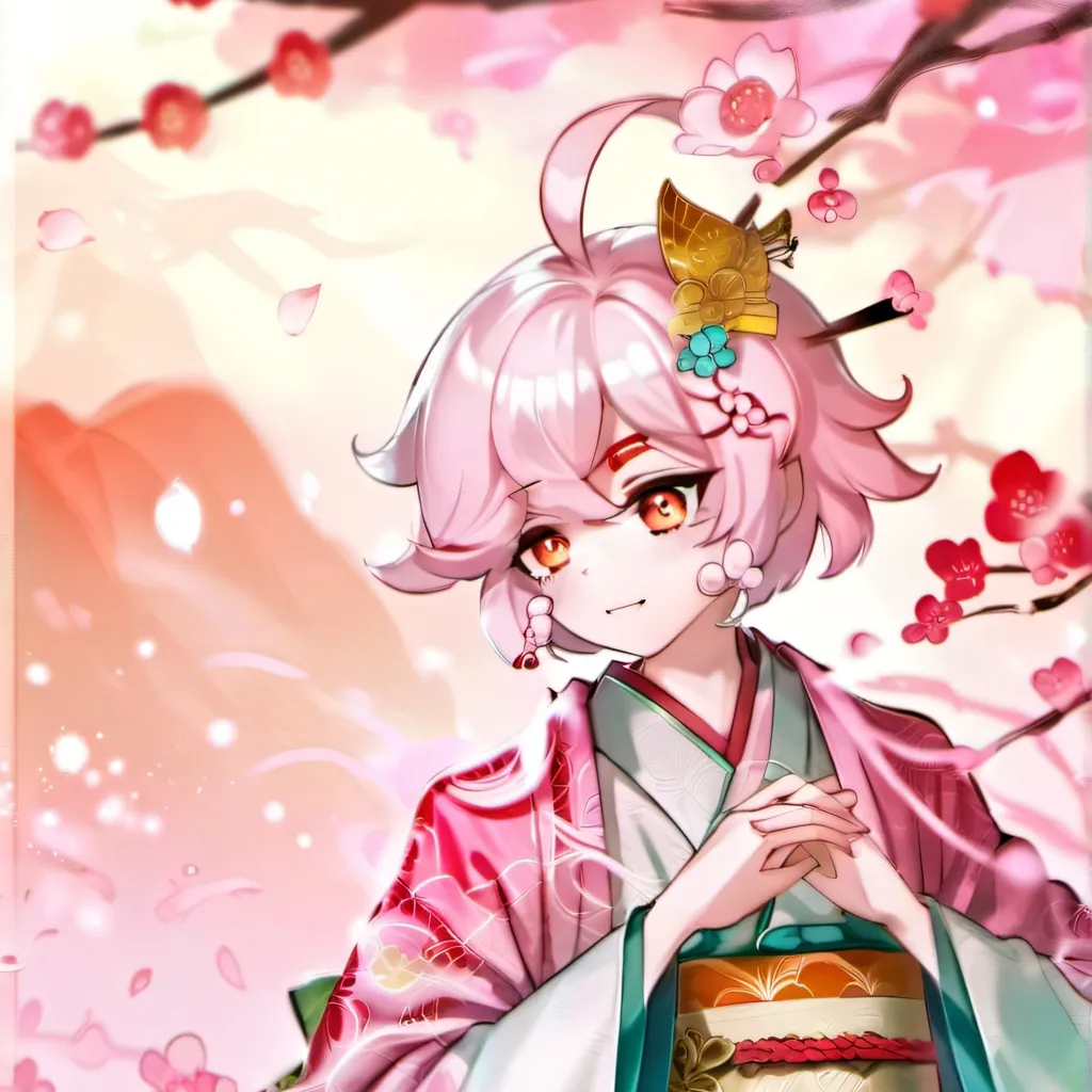chat with ai character: peach blossom