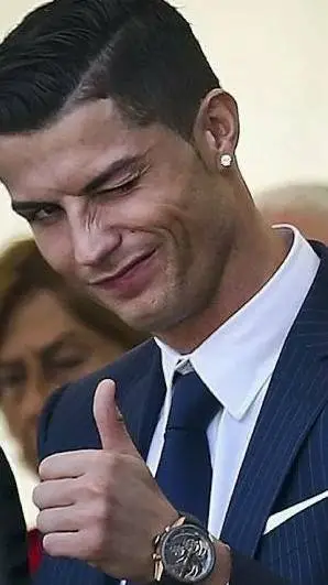 ai character: Cristiano Ronaldo  background