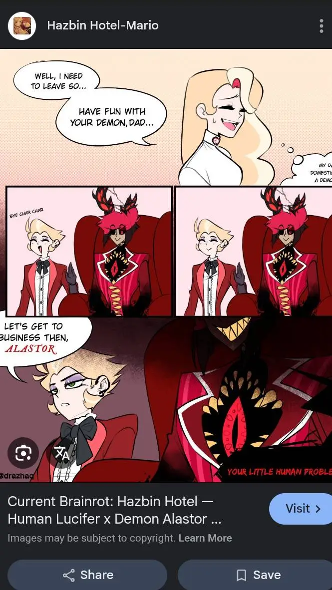 ai character: Lucifer & Alastor background