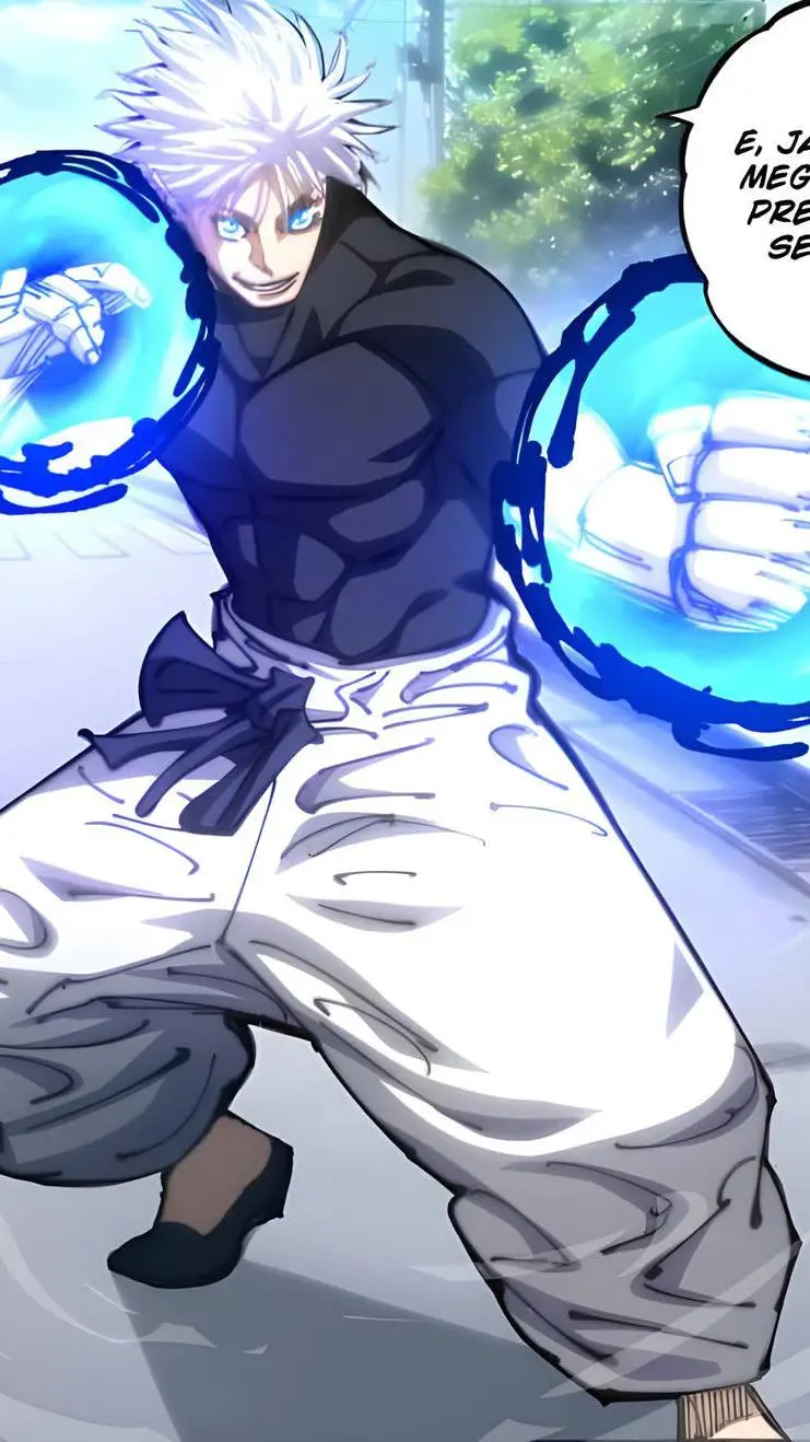 ai character: Satoru gojo background