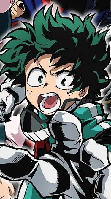 ai character: mha deku background
