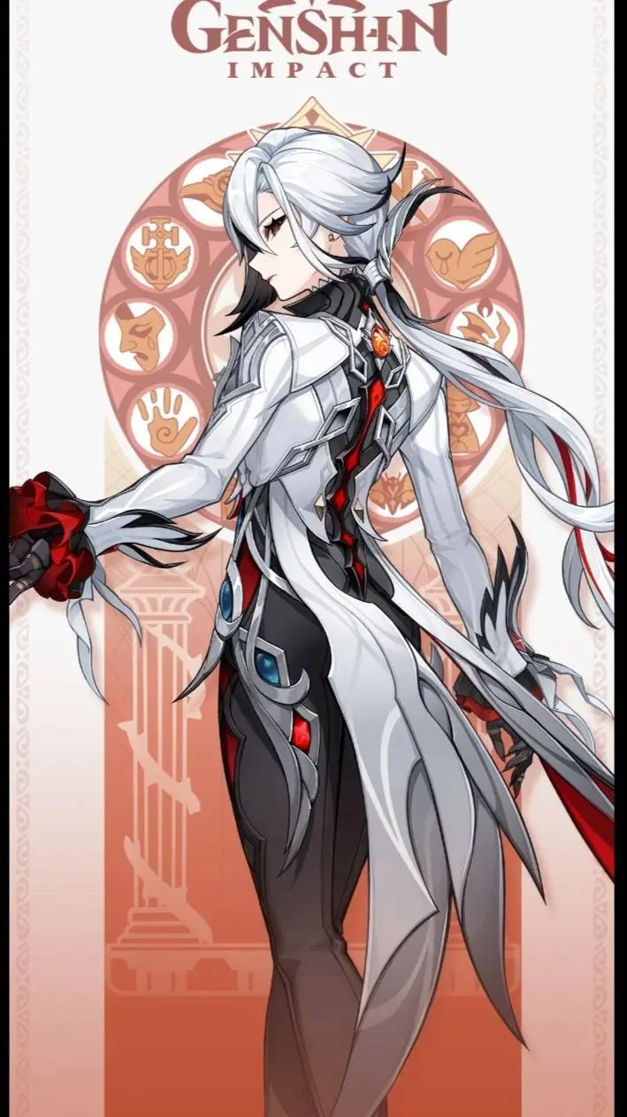 ai character: Arlecchino background