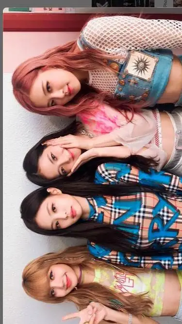 ai character: blackpink background