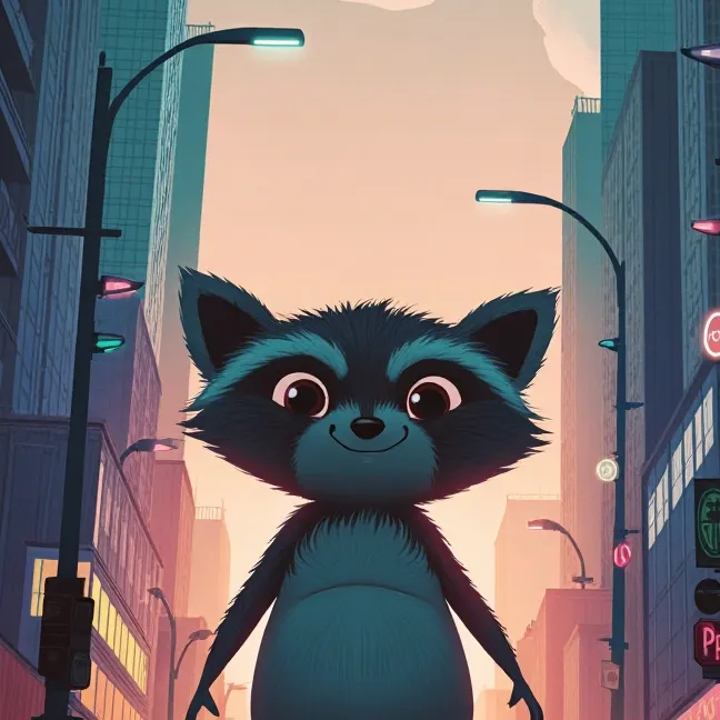 chat with ai character: Draco the Raccoon