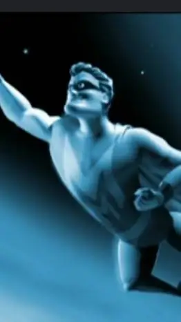 ai character: Meta man  background