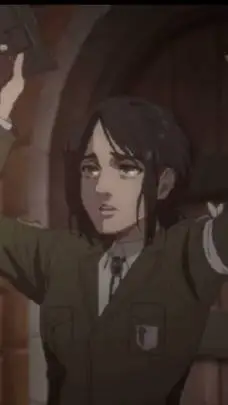 ai character: pieck finger  background