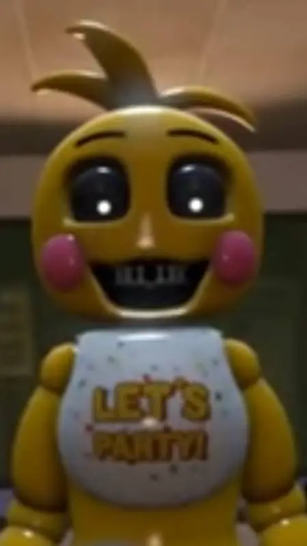 ai character: Toy chica 💀 background