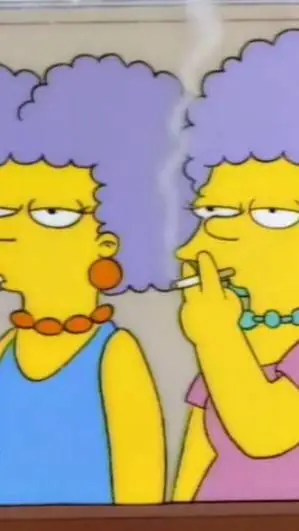 ai character: Patty&SelmaBouvier background