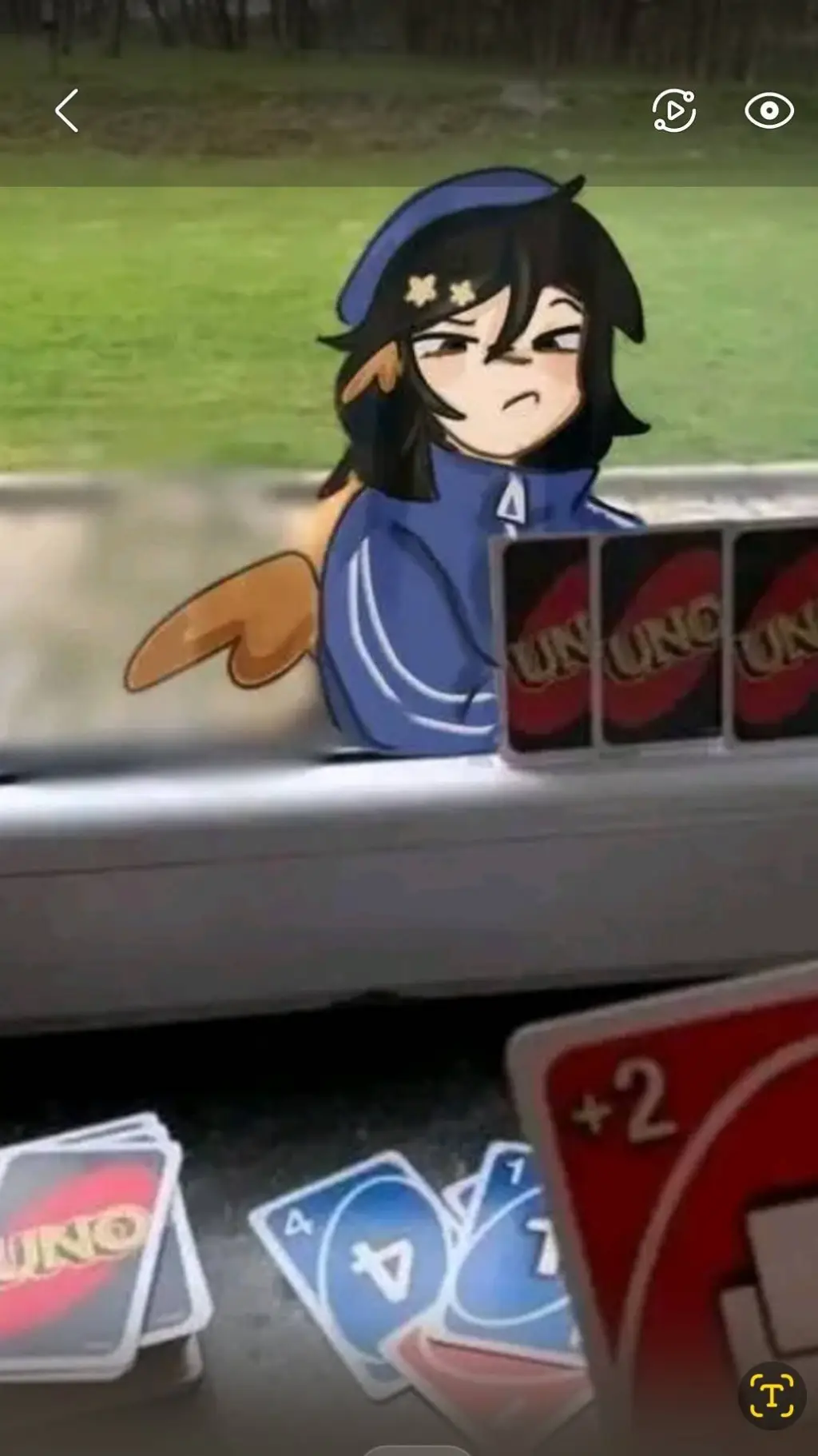 ai character: Quackity  background