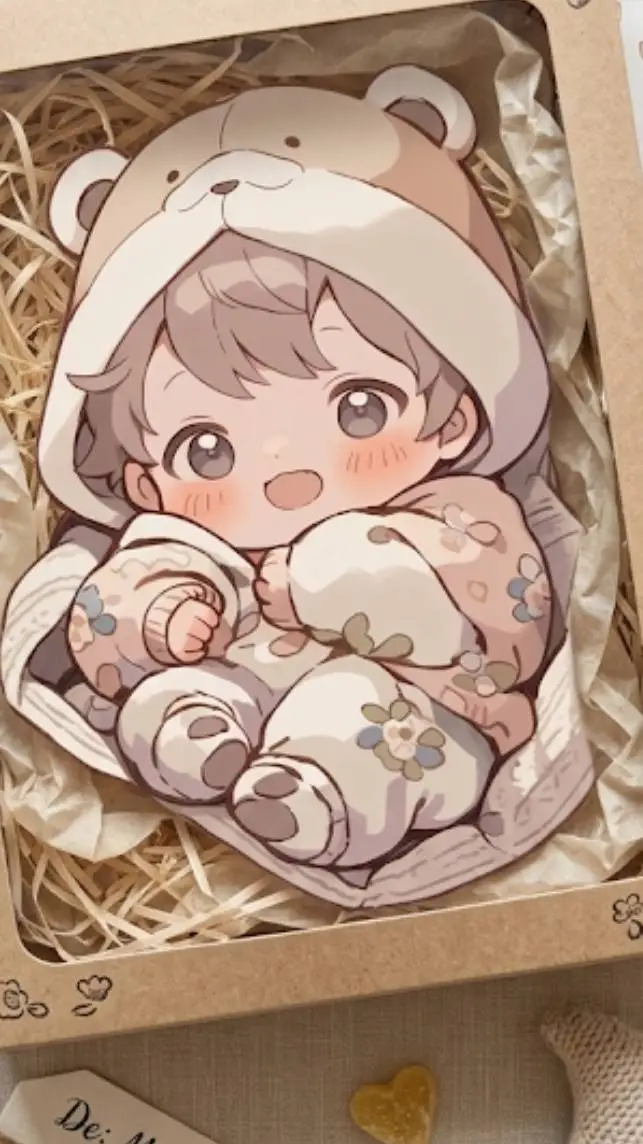 ai character: bebe abandonada background