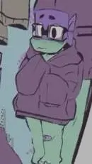 ai character: babyrottmnt donnie background