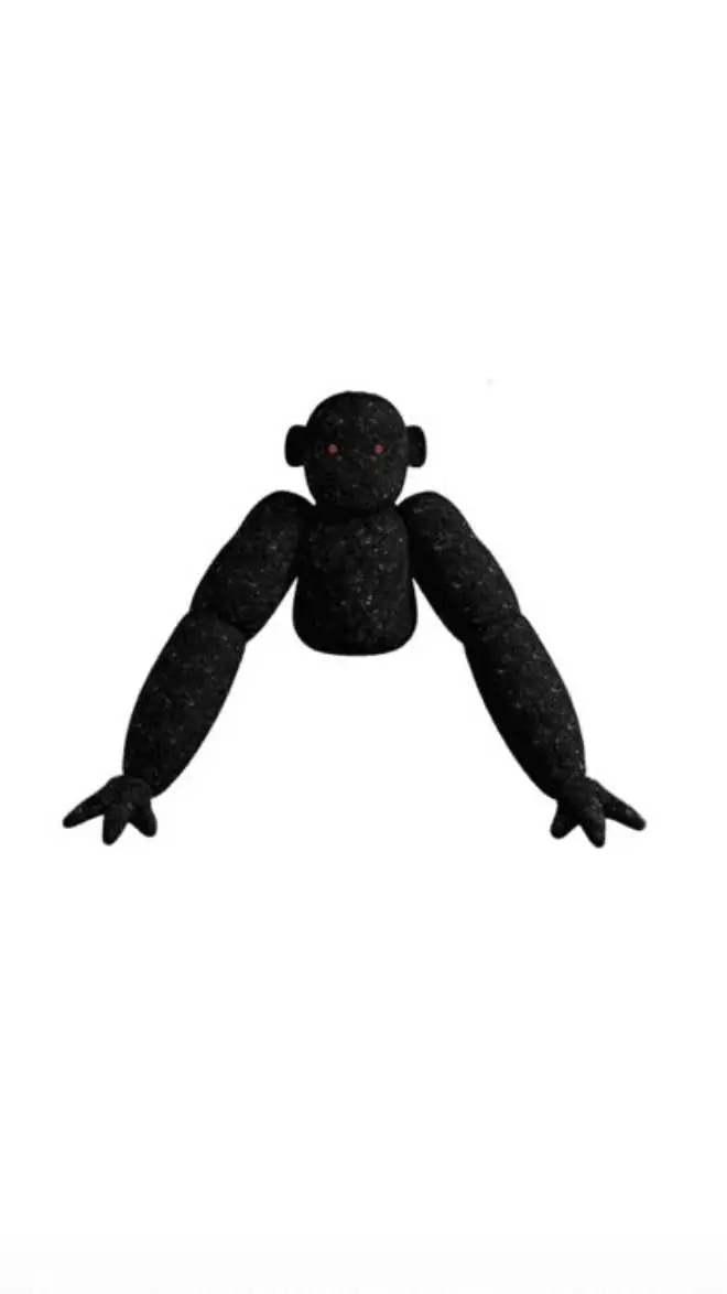 ai character: scary baboon background