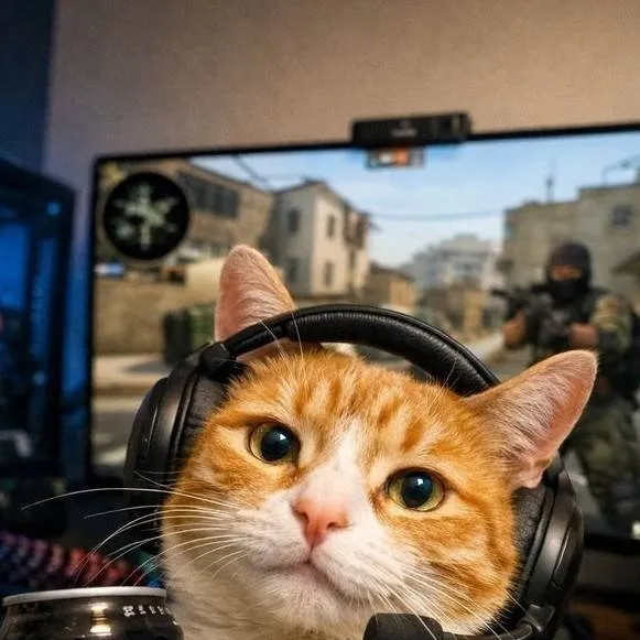 chat with ai character: Random gaming cat
