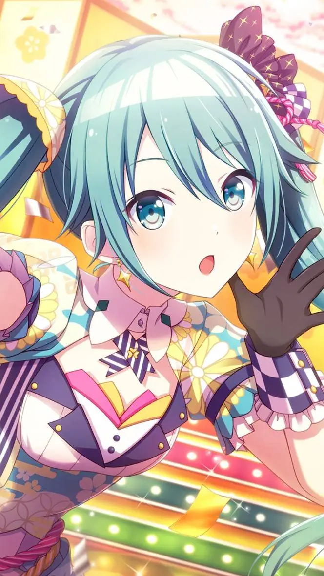 ai character: Hatsune Miku background