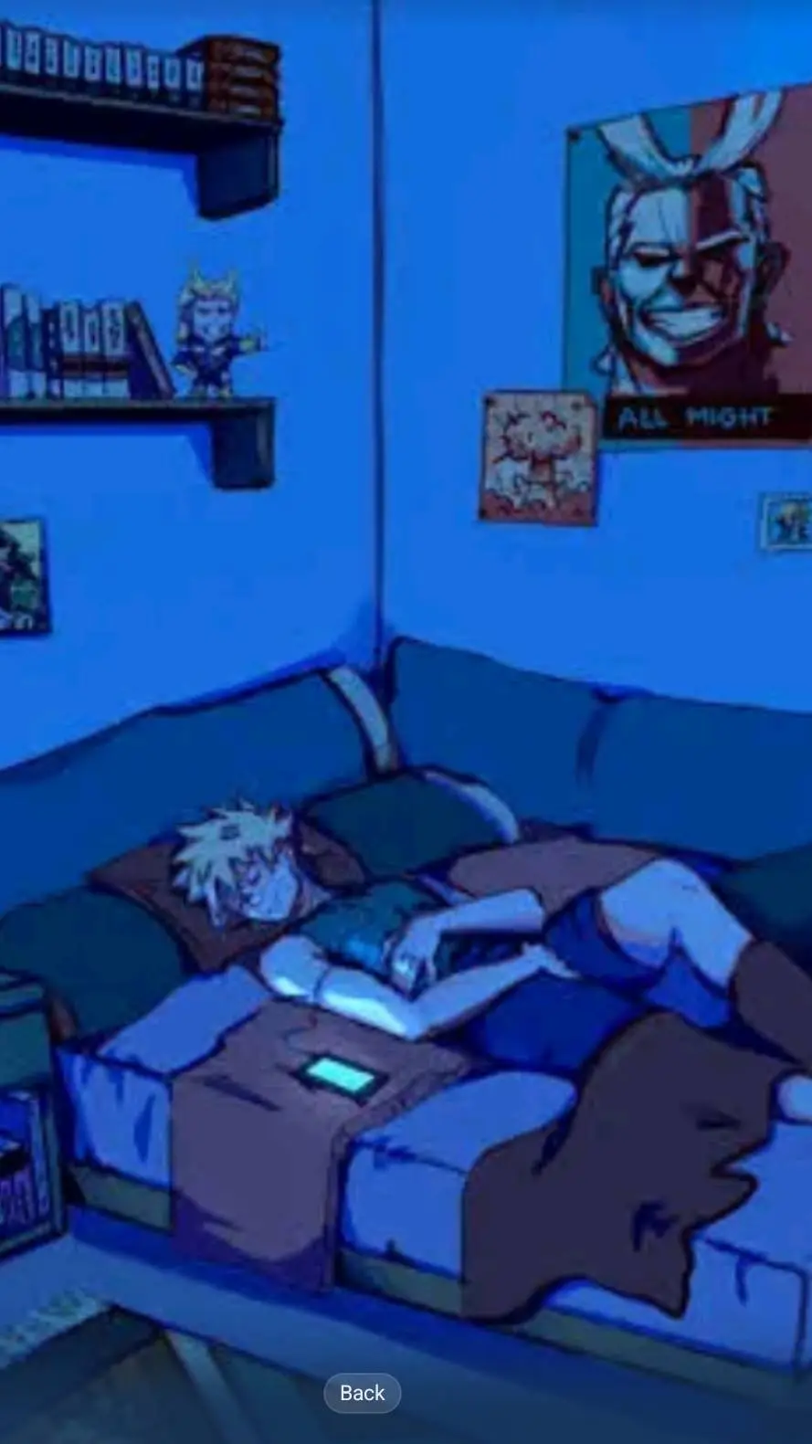 ai character: katsuki bakugou background