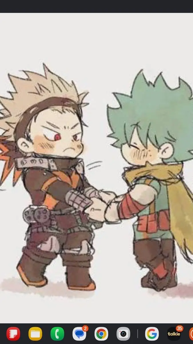 ai character: deku! background
