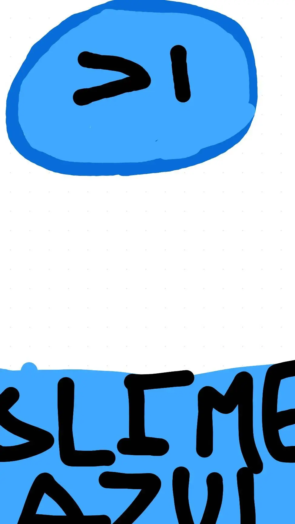 ai character: Slime Azul background