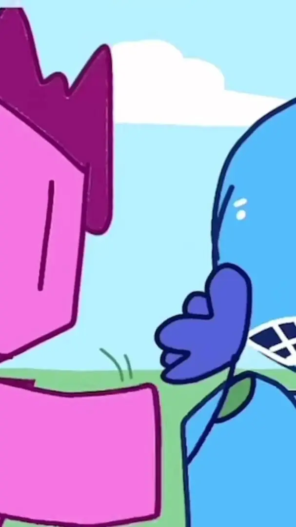 ai character: pretty x bluudude background