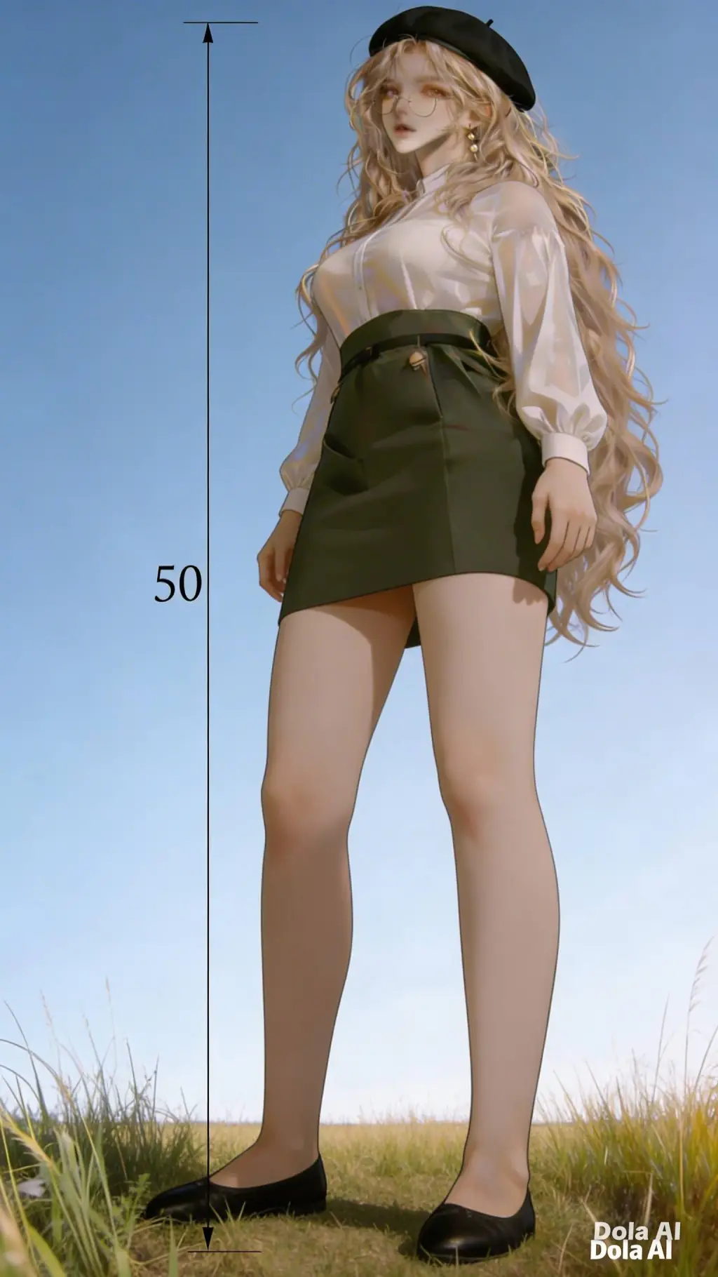 ai character: Aly  background