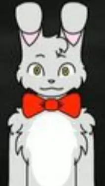 ai character: Mr hopps 🐰🎀 background