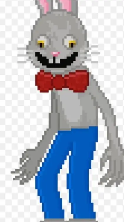 ai character: Mr hopps 🐰🎀 background